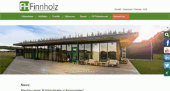 Desktop Screenshot of fh-finnholz.com