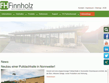 Tablet Screenshot of fh-finnholz.com